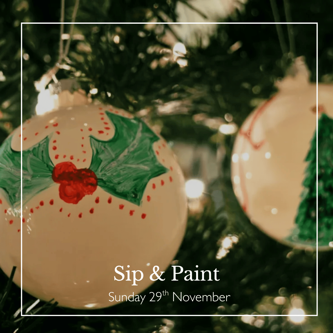 Festive sip & paint at Inglewood Manor
